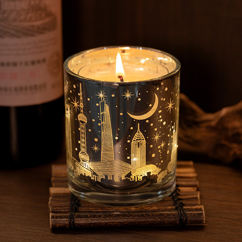 アロマキャンドル 癒し 星空キャンドル ルームフレグランス 天然 ソイキャンドル インテリア 雑貨 お風呂 瞑想