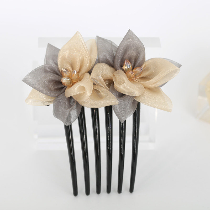 髪飾り かんざし 簪 シルクフラワー  ヘアコーム レディース 女性 ヘアアクセサリー  おしゃれ 成人式 結婚式