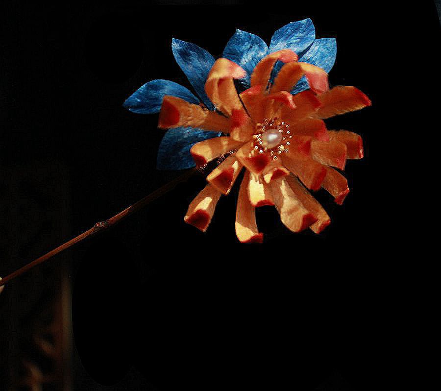 かんざし 天然竹 簪 絨花 梅 蘭 竹 菊 和風 ヘアアクセサリー 成人式 七五三 卒業式 入学式 