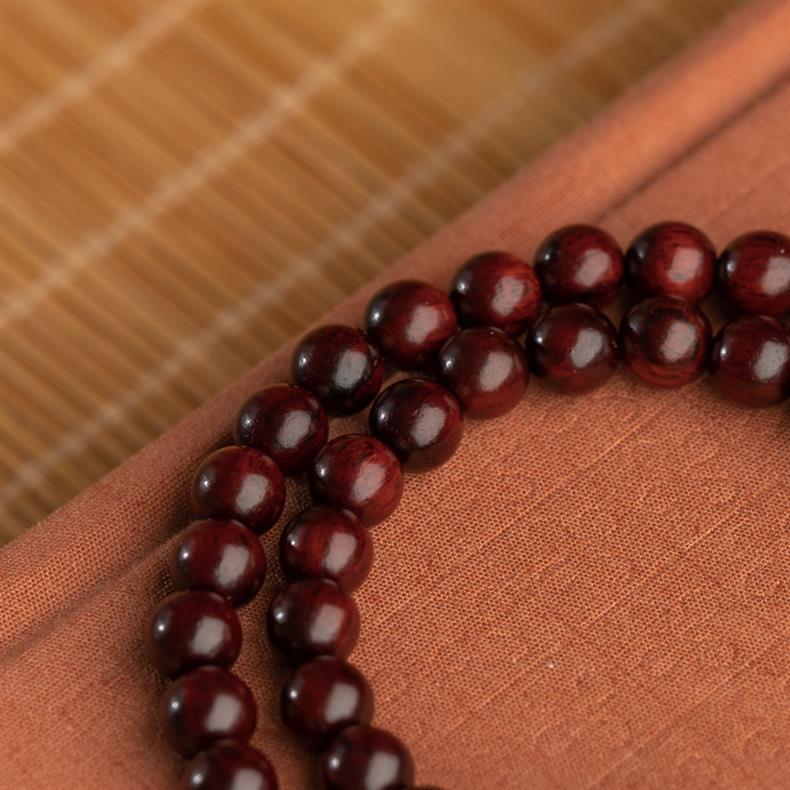 紫檀ブレスレット 天然木 和田玉 二輪 ブレスレット 腕輪数珠 男性用 女性用 お守り