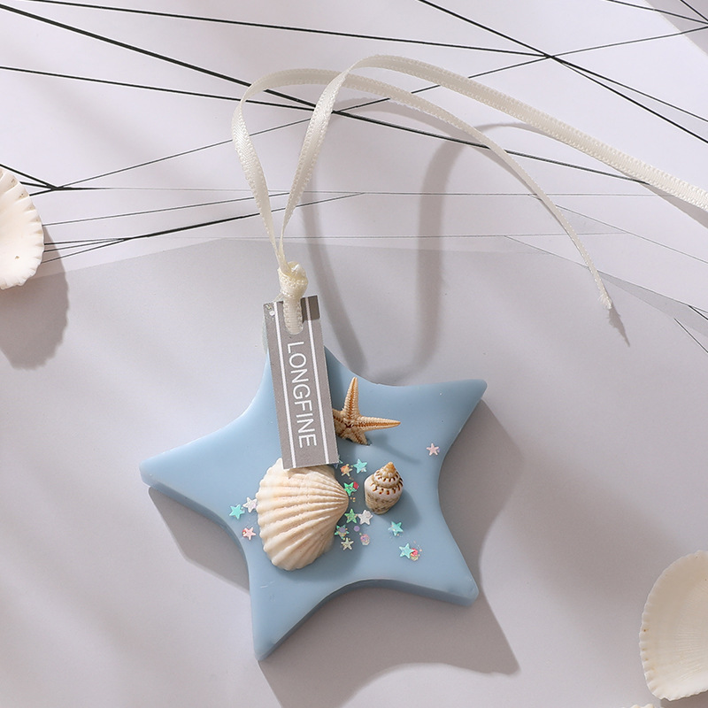 星型 アロマワックス 1 個 完成品 ミツロウ 無火香薰 芳香剤 ルームフレグランス おしゃれ 海辺雑貨 クチナシ ジャスミン ラベンダー ハーブ