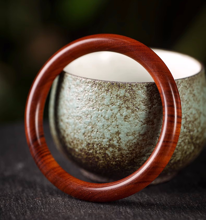 花梨木 ブレスレット レディース バングル 天然木 リング ブレス  おしゃれ