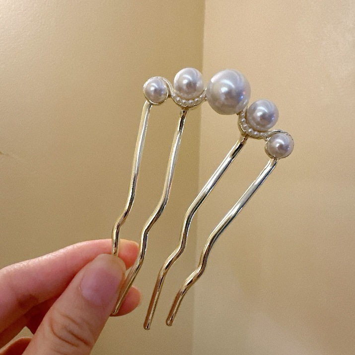 かんざし 簪 コーム パール 結婚式 レディース ヘアコーム 和装 洋装 髪飾り