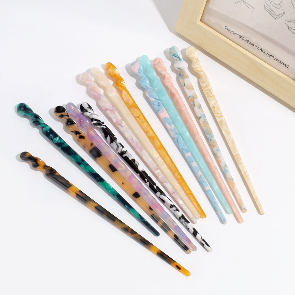 かんざし 簪 アセテート べっ甲風 一本挿し 髪飾り おしゃれ 和装小物 結婚式 成人式 卒業式 普段使い 