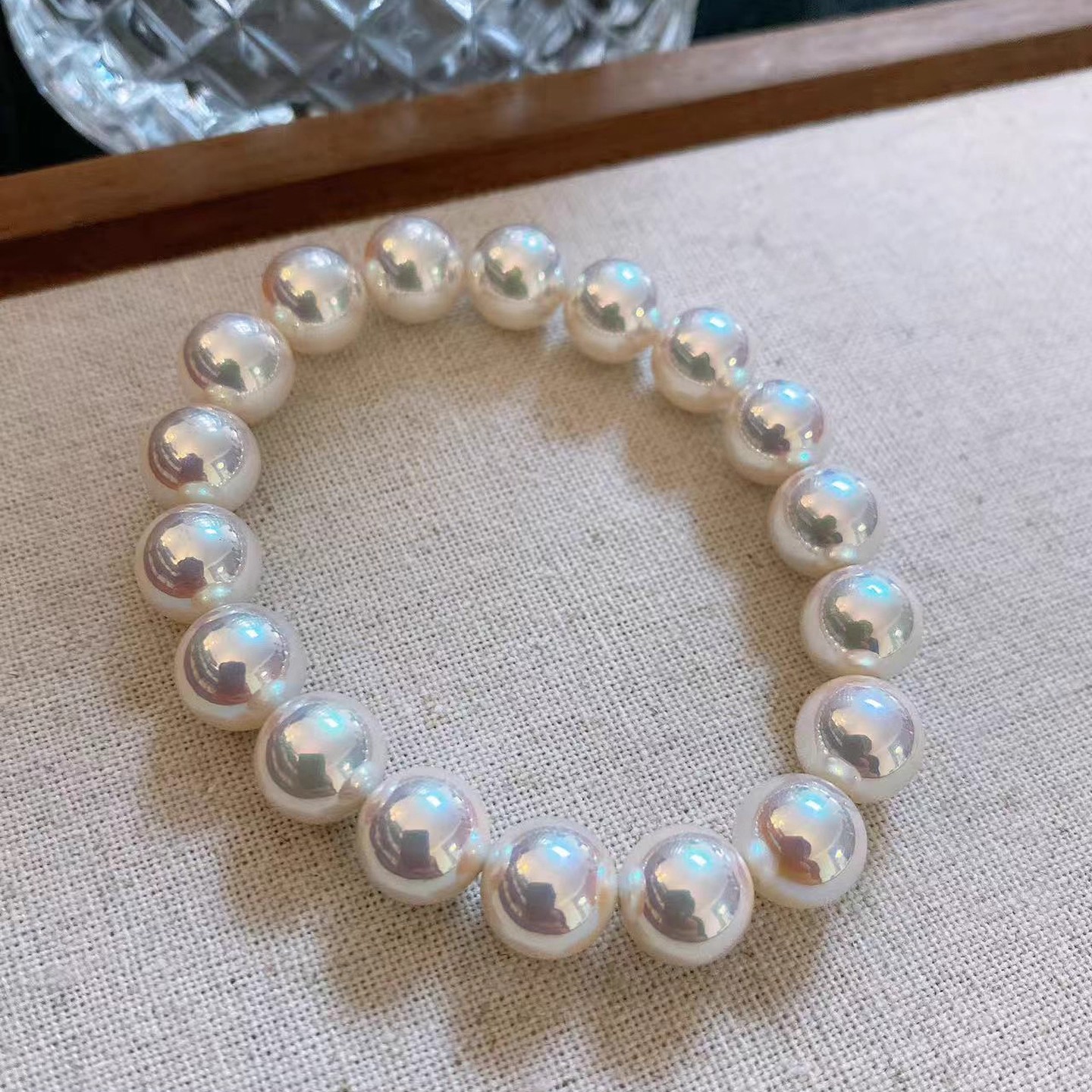 真珠 ブレスレット オーストラリア産 貝パール ブレス レディース アクセサリー   