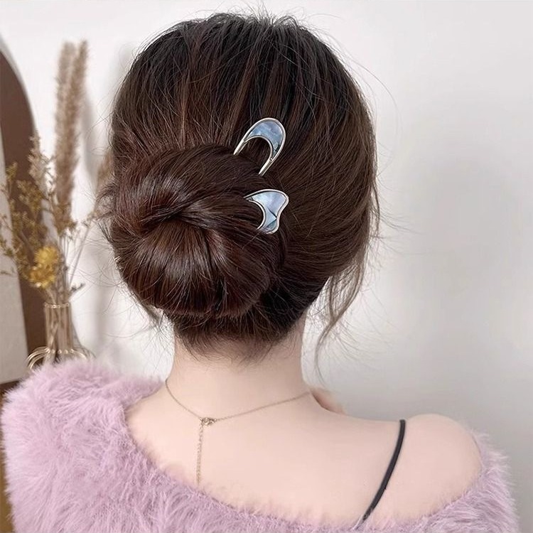 ヘアピン  Uピン かんざし  レディース 髪飾り 和装 留袖 ヘアフォーク