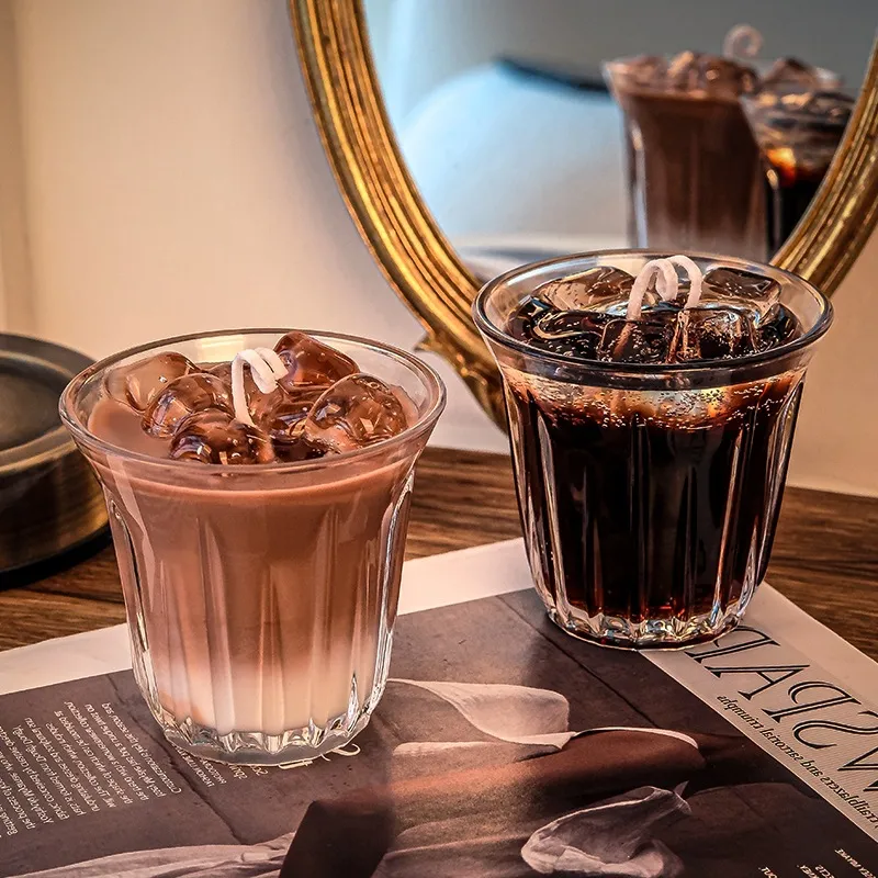 アロマキャンドル カフェラテ風 ソイキャンドル プチギフト アロマ インテリア カフェラテの香り