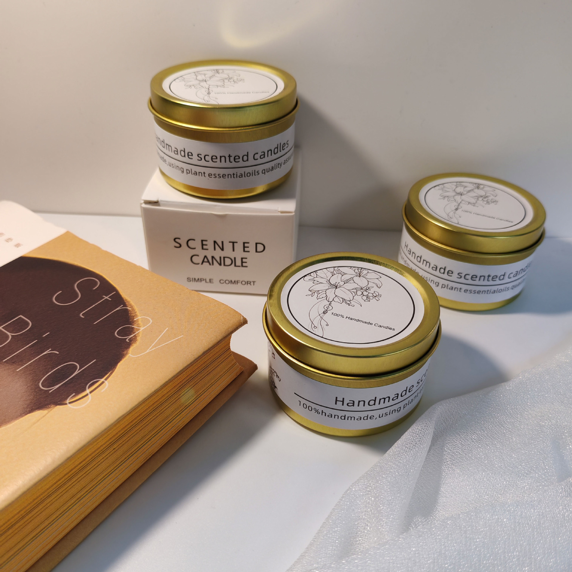 アロマキャンドル ドライフラワー おしゃれ 花 キャンドル 癒し 花ろうそく アロマ 寝室 香り プレゼント