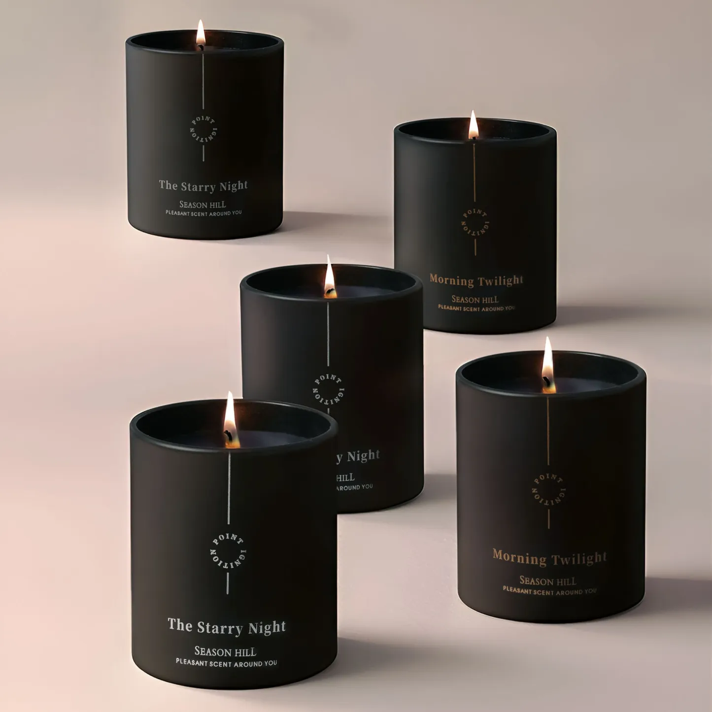 プレミアム アロマキャンドル 黒缶入り ソイキャンドル キャンドルランタン ルームフレグランス お風呂 瞑想 誕生日 お祝い