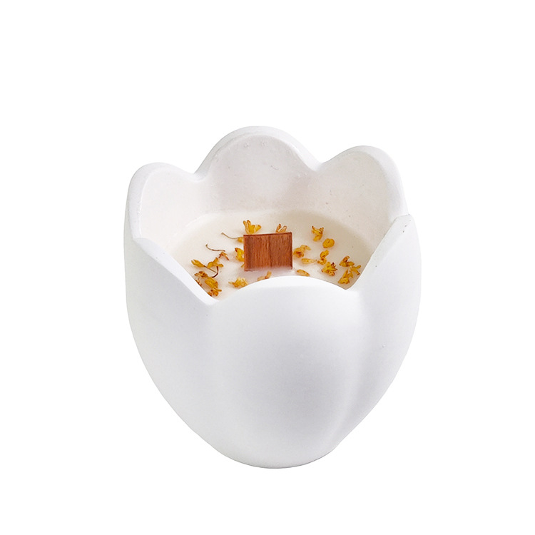 アロマキャンドル ローズ ジャスミン 金木犀 ソイキャンドル 花瓣デザイン ソイワックス 天然アロマ ドライフラワー キャンドル