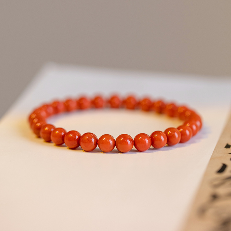 天然南紅瑪瑙 ブレスレット 天然石 パワーストーンブレスレット 4mm 6mm 8mm ナンホーンアゲート 数珠 小玉 レディース メンズ 女性用 男性用