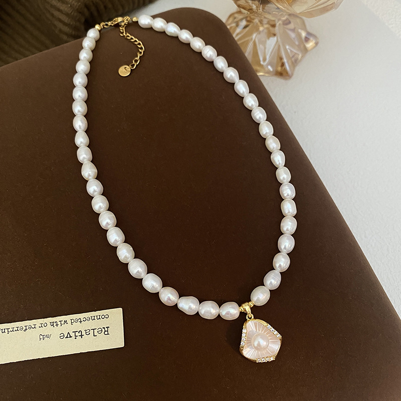 パールネックレス  真珠 5mm 貝パール レディース フォーマル 結婚式 卒業式 入学式 贈答 プレゼント 