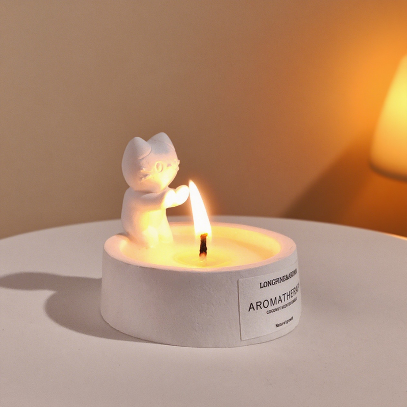 アロマキャンドル 可愛い子猫 キャンドル ルームフレグランス アロマ ギフト 癒し 香り
