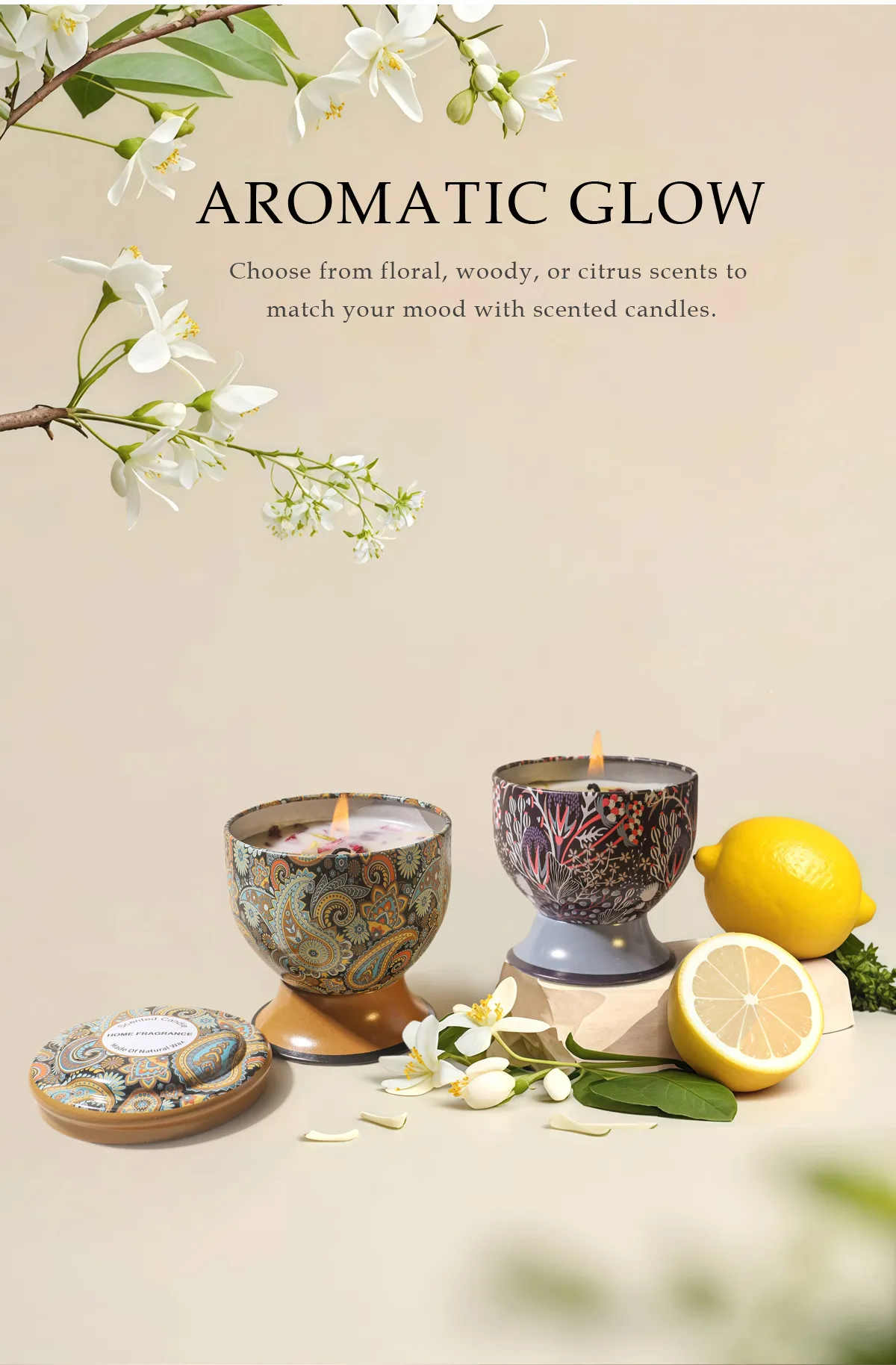 アロマキャンドル アロマ ギフト 缶入りキャンドル 癒し お風呂 瞑想 インテリア 雑貨