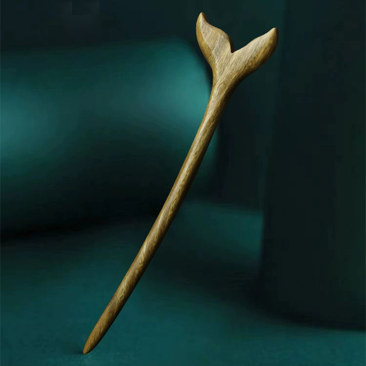 木簪 鯨のかんざし 木製かんざし 高級/パロサント 防水木製簪 、プレゼントには大変人気があります。