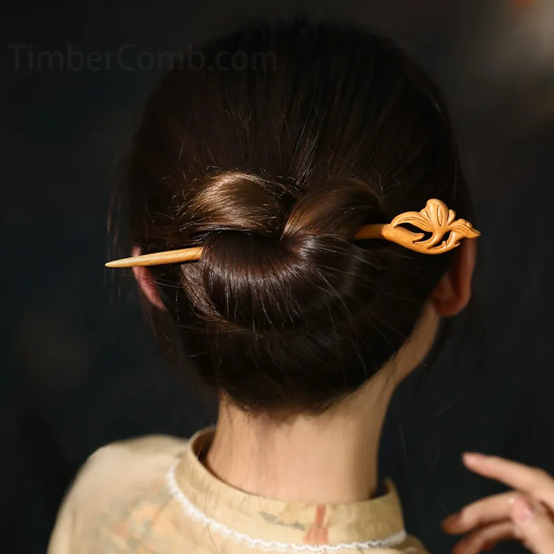 かんざし 桃の木 簪 カンザシ 桃の花 鳳凰 きもの 髪飾り 誕生日