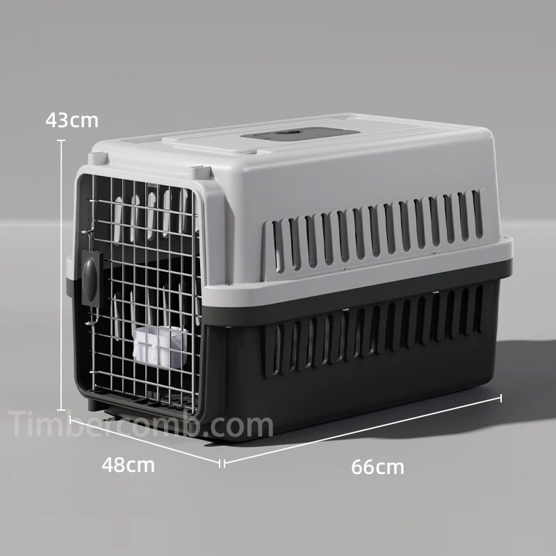 猫用キャリーケース ペットキャリー ペットクレート 航空輸送用 ペットケース 小型犬 中型犬 猫用 キャリーケース 3サイズ展開 車載 通院 避難用 飛び出し防止 通気性