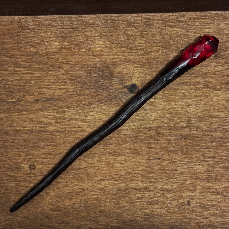 紫光檀木製簪（かんざし）／古典レトロ宮廷髪飾り／漢服にも合う日常使い簪／誕生日プレゼントギフト