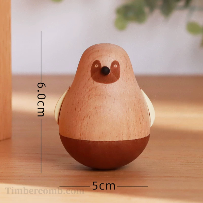 木製置物 起き上がりこぼし・2026 / 全6種 和雑貨 置物 縁起物 お洒落 かわいい プレゼント