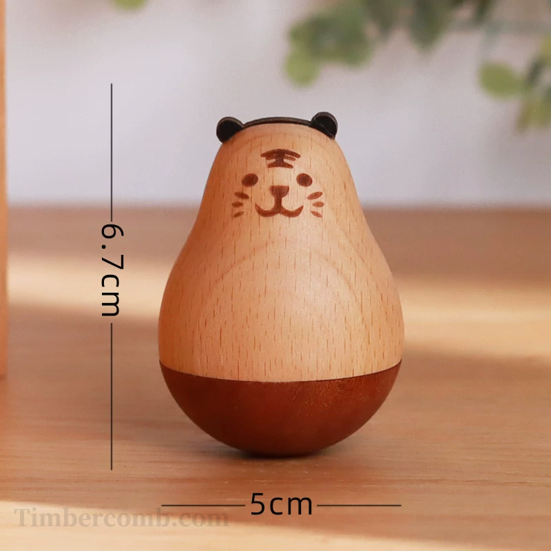 木製置物 起き上がりこぼし・2026 / 全6種 和雑貨 置物 縁起物 お洒落 かわいい プレゼント