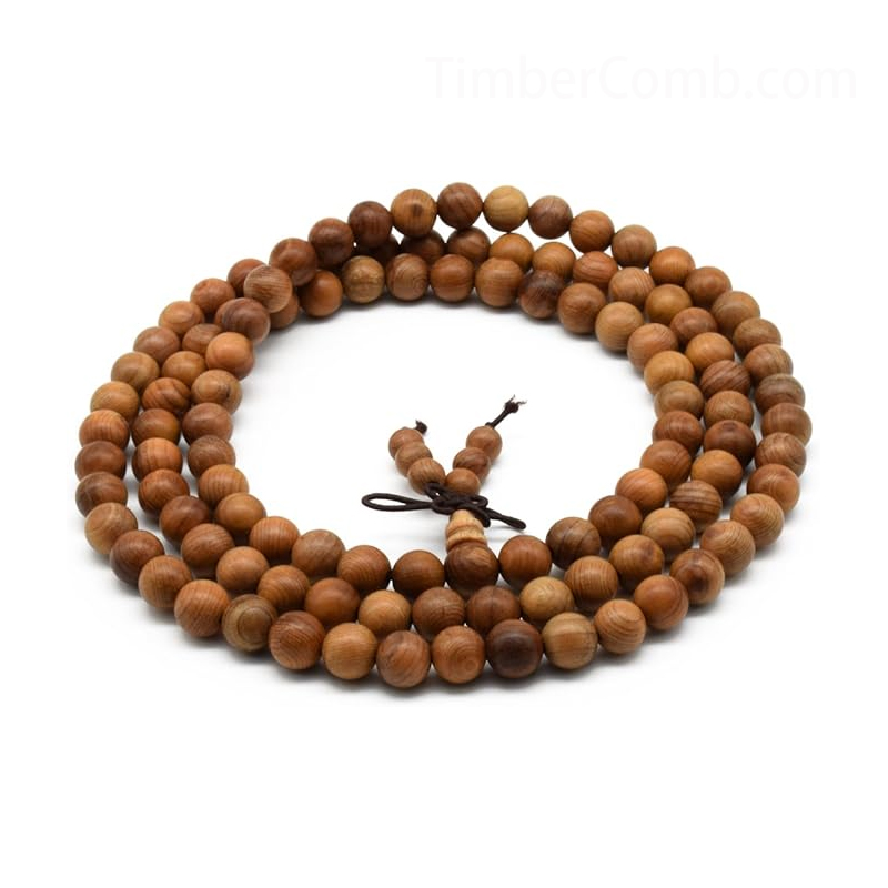 天然木精工 女性用男性用イチイ数珠 木製仏具 人気念珠 モダンなブレスレット 民族風木質の腕輪 アクセサリー-木彫り高級人気専門店