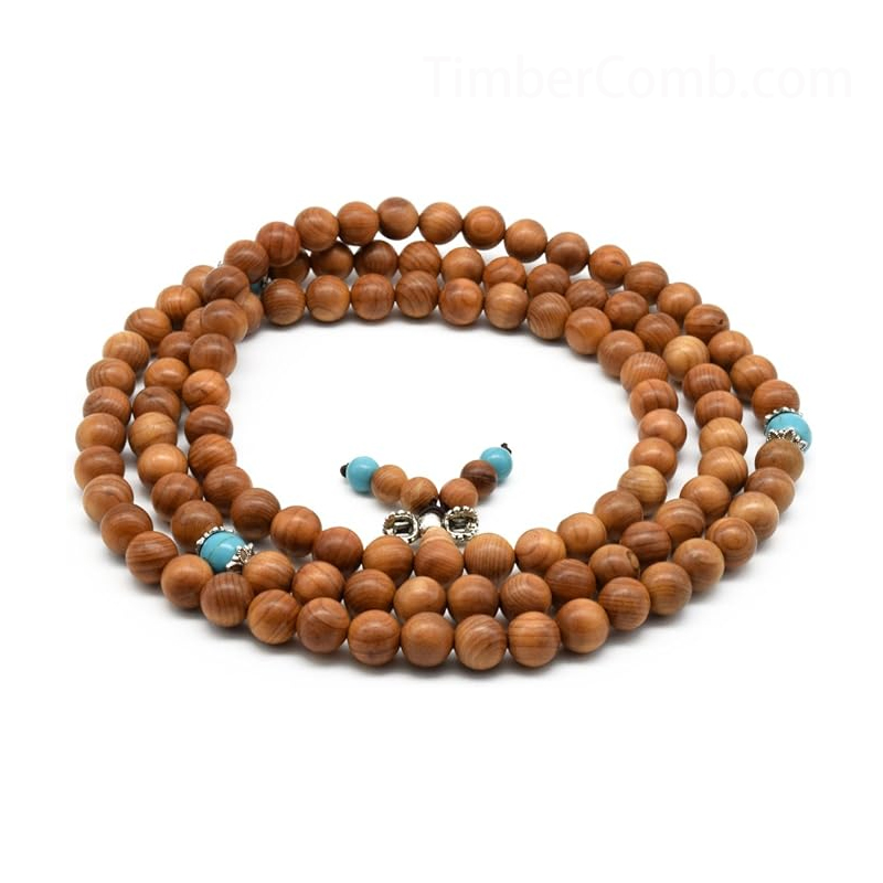 天然木精工 女性用男性用イチイ数珠 木製仏具 人気念珠 モダンなブレスレット 民族風木質の腕輪 アクセサリー-木彫り高級人気専門店