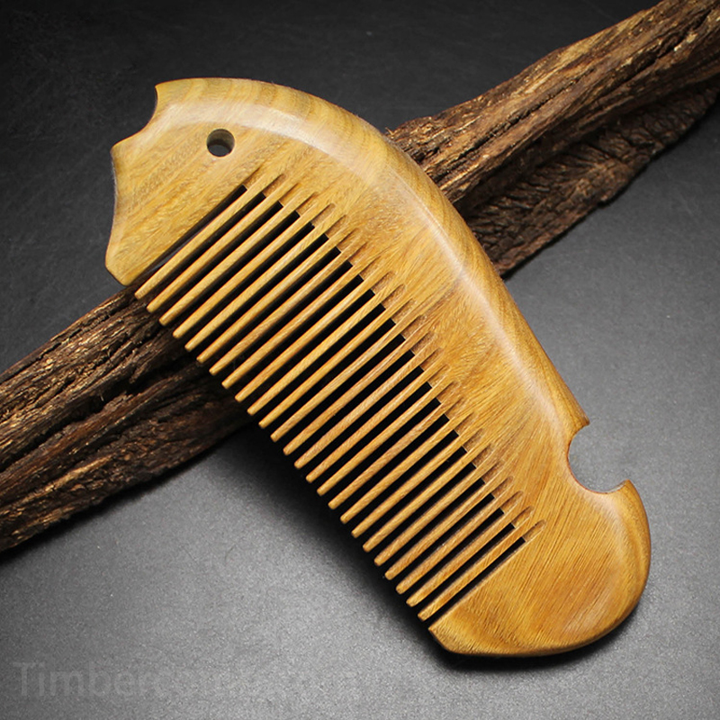 檀木櫛 コーム 魚型櫛 職人手作り 滑らかな梳き心地 静電気防止 頭皮マッサージ リラックス香り 毎日のヘアケアに最適