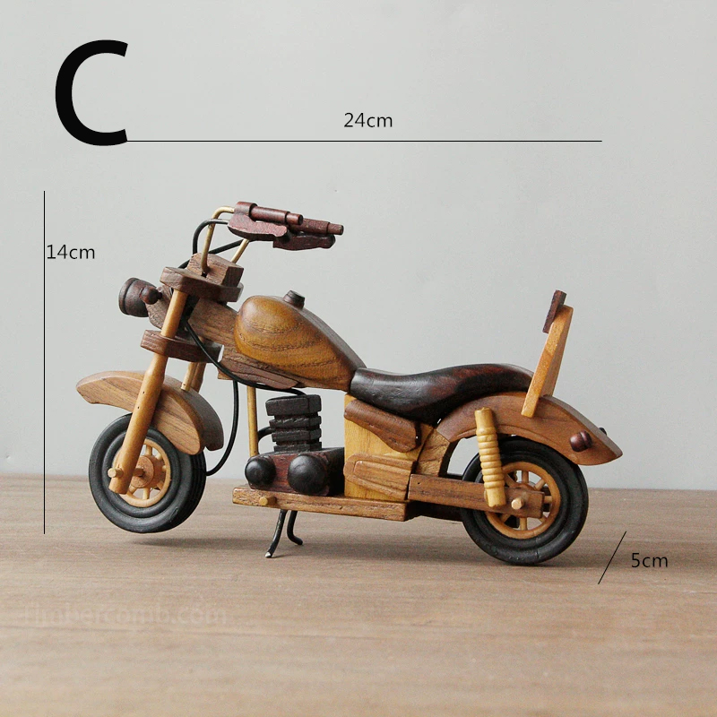 実木製 モデル、飛行機、車、オートバイ、レトロ、アメリカン、バーキャビネット 装飾、木工工芸品