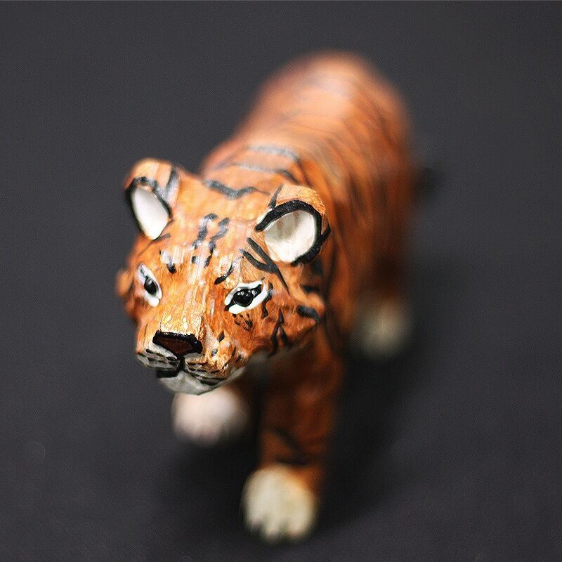 木彫り動物 置物【3種】ペンギンベビー 贈り物 デスクトップ 部屋飾り物 木製オブジェ 野生動物 置物 天然木 ハンドメイド