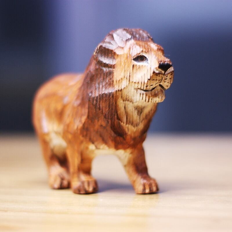木彫り動物 置物【3種】ペンギンベビー 贈り物 デスクトップ 部屋飾り物 木製オブジェ 野生動物 置物 天然木 ハンドメイド