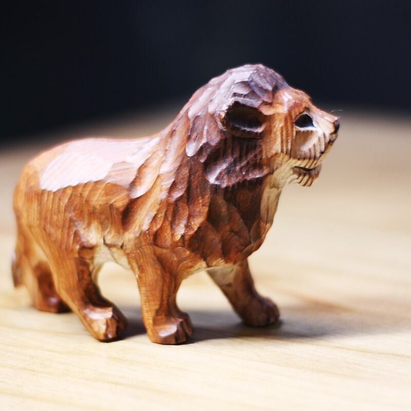 木彫り動物 置物【3種】ペンギンベビー 贈り物 デスクトップ 部屋飾り物 木製オブジェ 野生動物 置物 天然木 ハンドメイド