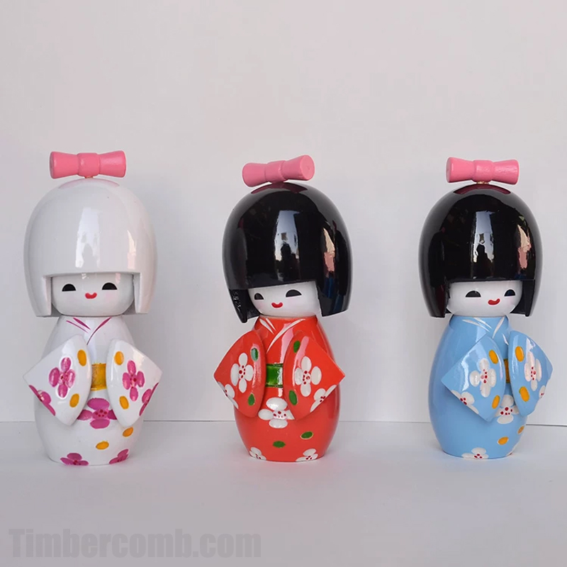 こけし 日本 人形 着物 木製 和風 テーブル 芸者 土産 小物 着物こけし 日本人 武士 着物人形 装飾品