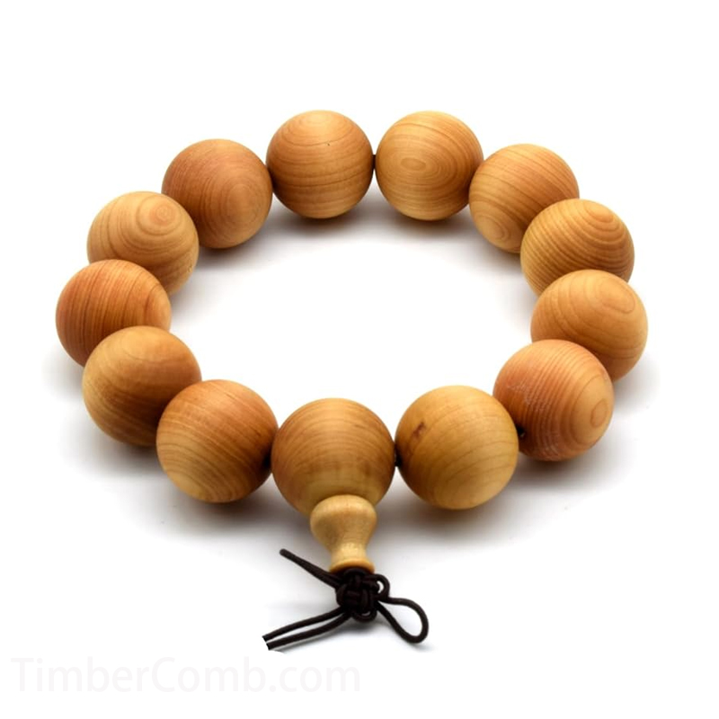 ユニ Thuja Sutchuensis 木製ビーズ 木製ブレスレット ネックレス 祈り マーラ リストバンド ブレスレット, 木の質数珠-木彫り高級人気専門店