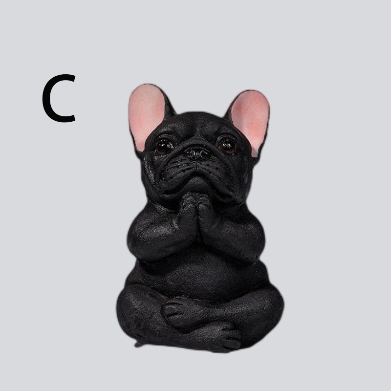 犬の置物 ヨガドッグ ドッグ オーナメント綺麗 高級 ミニサイズ 犬のオブジェ 樹脂製 心癒し