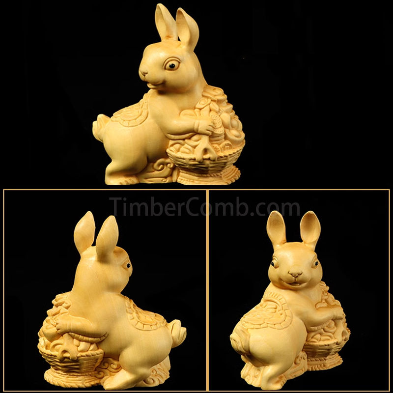 木彫　根付　柘植　犬、馬、うさぎ 木彫 根付 柘植 犬、馬、うさぎ