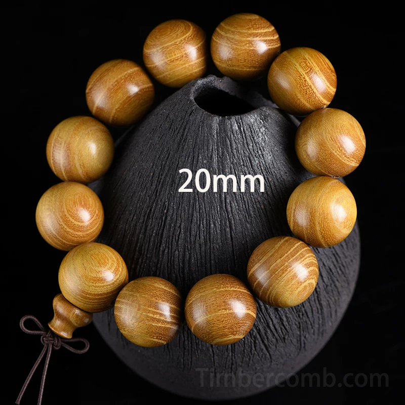 檀木ブレスレット 手作り おしゃれ数珠ブレスレット メンズレディース 大きい 腕輪ブレスレット