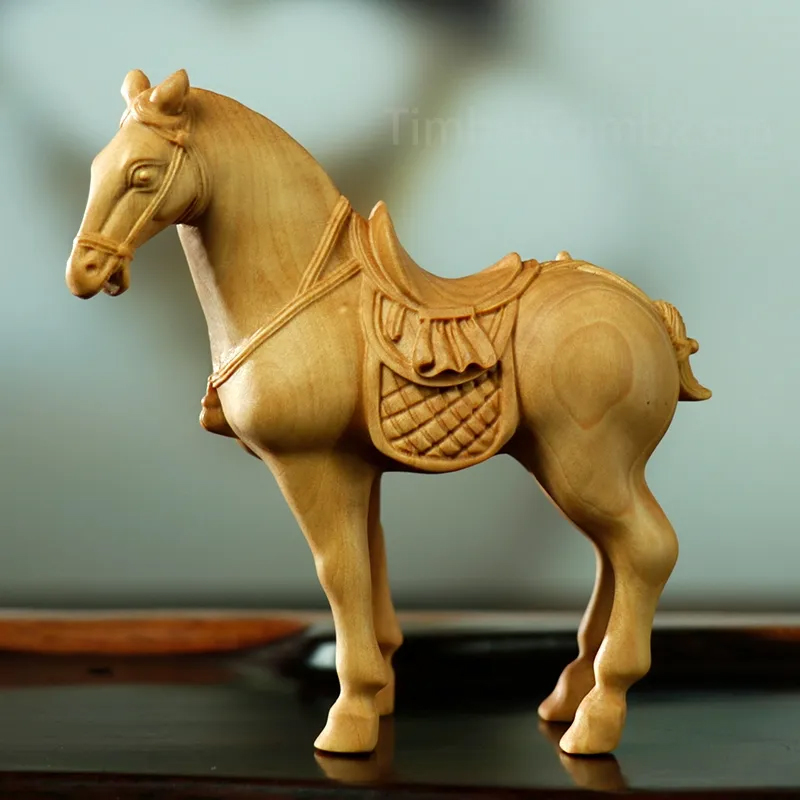 boxwood-carving-zodiac-horse-