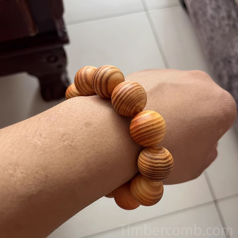 数珠ブレスレット 天然木 ビーズサイズ20mm メンズレディース 腕輪ブレスレット お守り 木製 ブレス