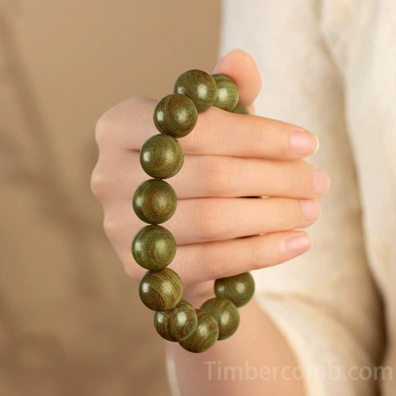 緑檀木ブレスレット お守り 生命樹 木製ブレスレット メンズレディース おしゃれ数珠ブレスレット 天然木
