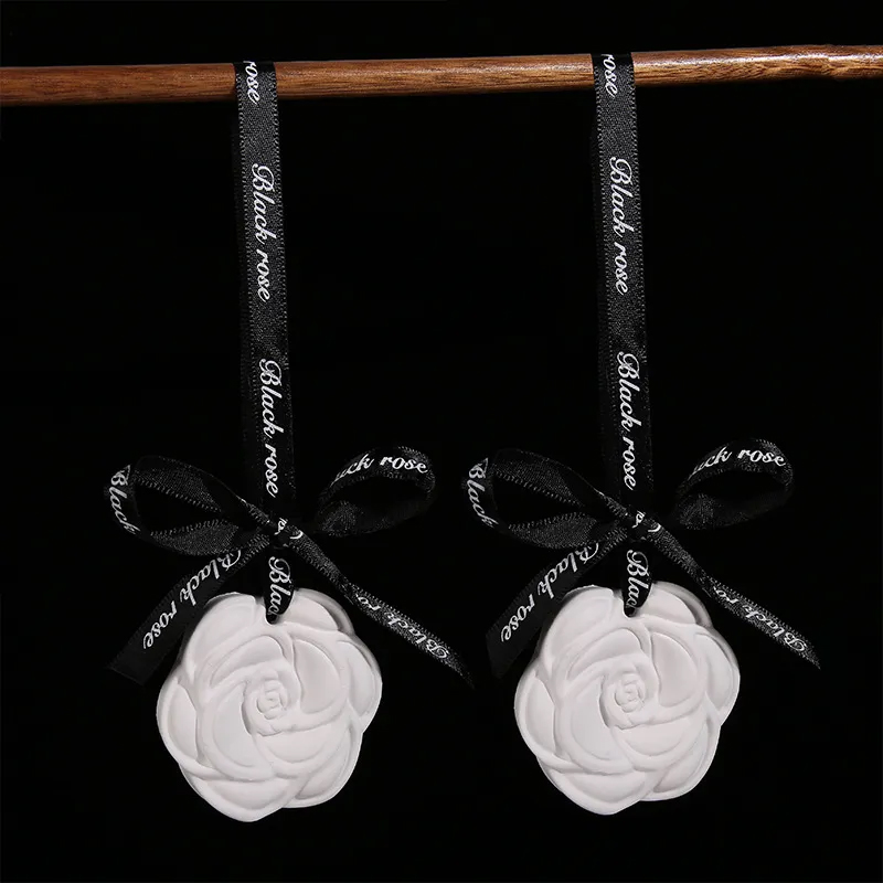 アロマストーン ツバキ 椿 石膏製 アロマディフューザー 吊り下げ タイプ アロマ インテリア ギフト プレゼント