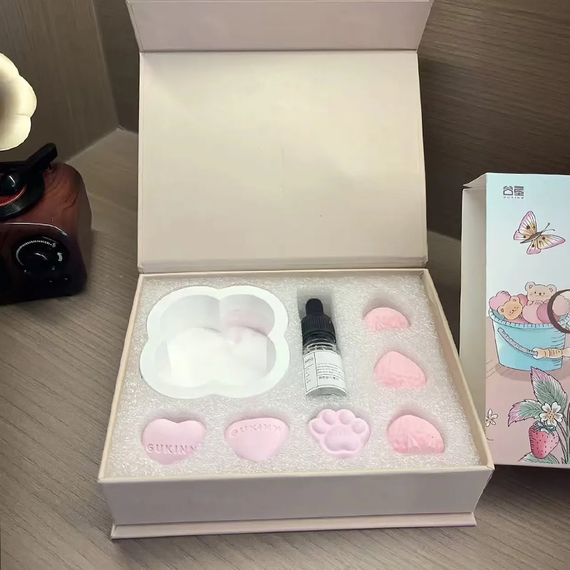 アロマストーン 石膏製 猫の爪 いちご ハート ストーン アロマオイル かわいい ストーンディフューザー 置き型 プレゼント