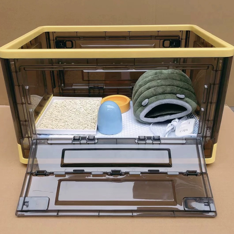 ハリネズミ ケージ 小動物飼育ケース 透明 マルチ 家庭用 観賞用  ハムスター モルモット ケージ 保温ケージ