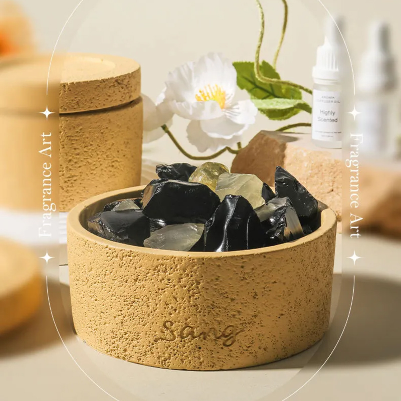 アロマストーン 天然石 水晶 おしゃれ アロマディフューザー エッセンシャルオイル ギフトパック とうき入り 置物 インテリア ルームフレグランス ストーン