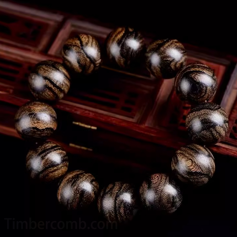 沈香ブレスレット お守り カジュアル 20mm 数珠ブレスレット メンズレディース 腕輪ブレス 天然木