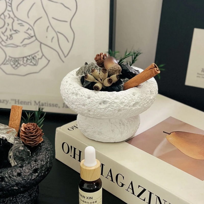 アロマストーン ストーンディフューザー 天然石 ドライフラワー植物 アロマオイル ギフト