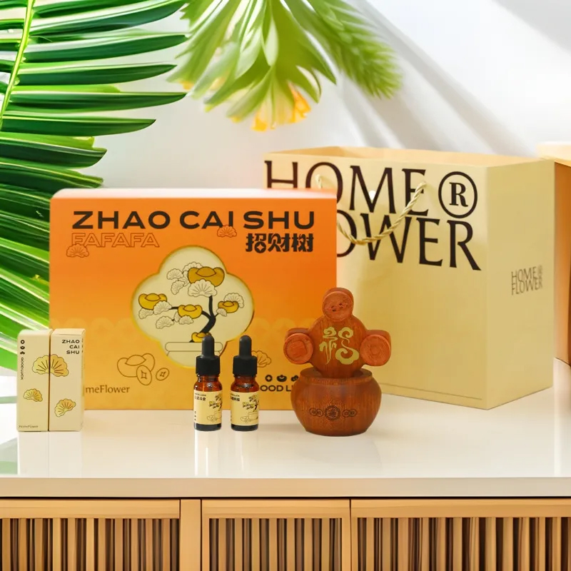 金運の木 アロマディフューザー アロマオイル付き 開運グッズ 無水式アロマオイルディフューザー