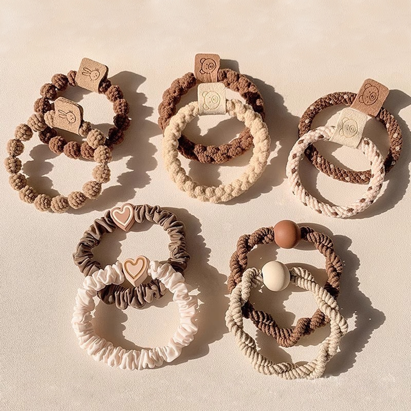 新作 三つ編み ヘアゴム レディース 高級感 ヘアアクセサリー ポニーテール 髪飾り