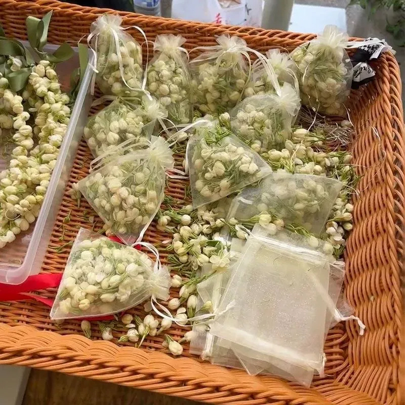 ジャスミン サシェ 20g 香り袋 ドライフラワー 手作り ナチュラルフレグランス 消臭 アロマ サシェ