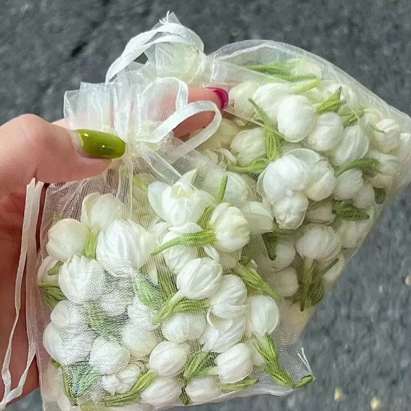 ジャスミン サシェ 20g 香り袋 ドライフラワー 手作り ナチュラルフレグランス 消臭 アロマ サシェ