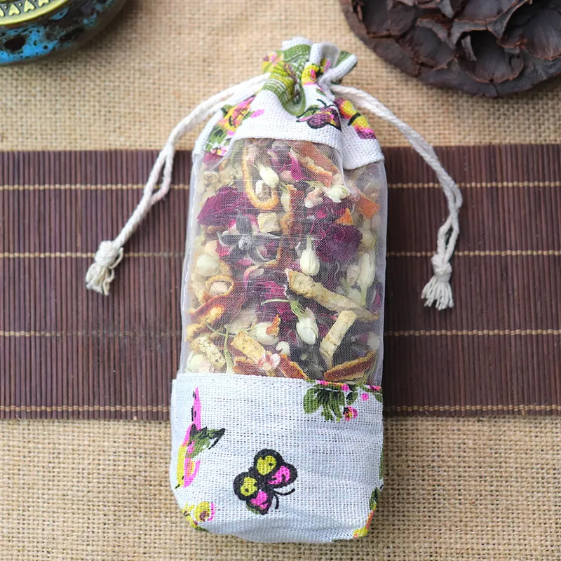 アロマサシェ バラ ジャスミン ヨモギ サシェ 香り袋 天然 芳香 消臭 害虫 除け